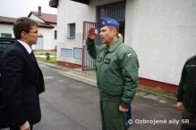 Nvteva Ministra obrany Slovenskej republiky v zmieanom krdle Slia
